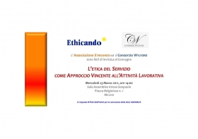 Convegno "Etica del Servizio ..." - 23.03.2011 - ETHICANDO Association
