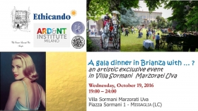 19.10.2016 - A gala dinner in Brianza with …? - ETHICANDO Association