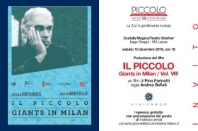 10.12.2016 - Premiere Film GIANTS IN MILAN - IL PICCOLO - ETHICANDO Association