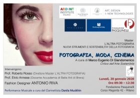 20.01.2020 - Conferenza FOTOGRAFIA, MODA, CINEMA - ETHICANDO Association