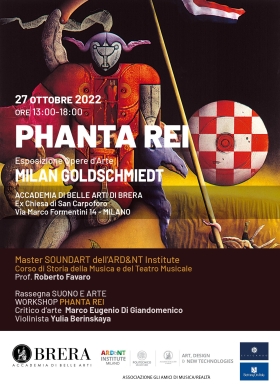 27.10.2022 - Evento PHANTA REI. Esposizione Opere di Milan Goldschmiedt - ETHICANDO Association