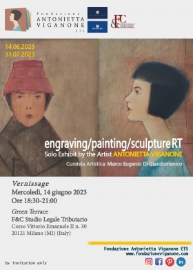 14.06.2023 - Mostra INCISIONE/PITTURA/SCULTURA A/R di Antonietta Viganone - ETHICANDO Association