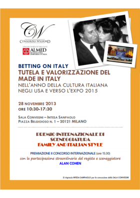 11.28.2013 - Event "Betting On Italy" - ETHICANDO Association