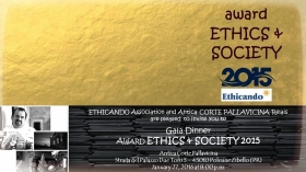 01.27.2016 - Award ETHICS AND SOCIETY (IV Edition) - ETHICANDO Association