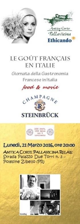 03.21.2016 - Gala Dinner Le goût français en Italie - ETHICANDO Association