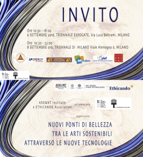 09.06(and 08).2016 - New Beauty Bridges between Sustainable Arts - ETHICANDO Association