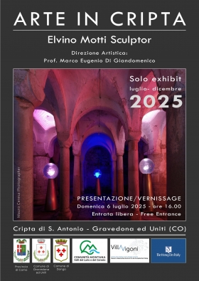 06.07 - 31.12.2025 - Solo exhibit ART IN CRIPTA by Elvino Motti - ETHICANDO Association